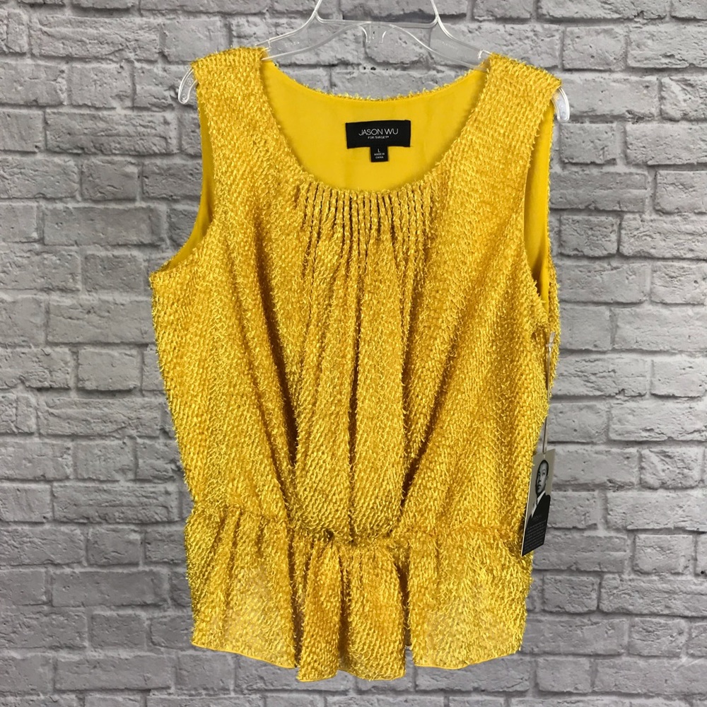 Jason Wu for Target Yellow Peplum Top
